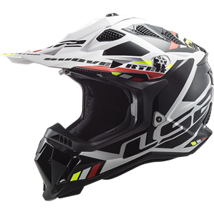 LS2 MX700 Subverter Stomp White Black Offroad Helmet