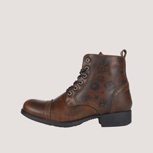 Helstons Mehari Brown Leather Shoes