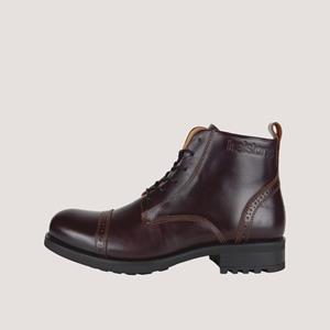 Helstons Rogue Burgundy Leather Shoes