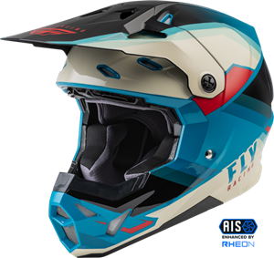 FLY Racing Formula CP Rush Black Stone Dark Teal Offroad Helmet