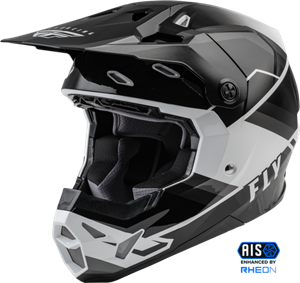 FLY Racing Formula CP Rush Grey Black White Offroad Helmet