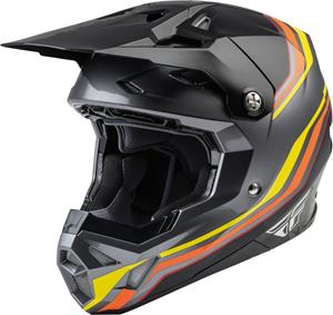 FLY Racing Formula CP S.E. Speeder Black Yellow Red Offroad Helmet