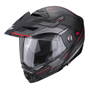 Scorpion ADX-2 Carrera Matt Black-Red Adventure Helmet