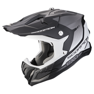 Scorpion VX-22 Air Attis Matt Black-Silver Offroad Helmet