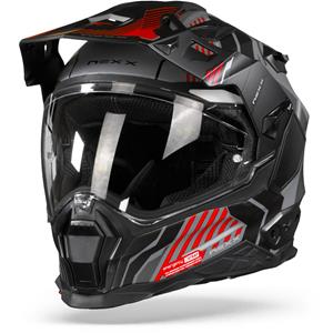Nexx X.WED2 Wild Country Grey Red Matt Adventure Helmet