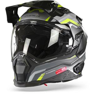 Nexx X.WED2 Columbus Grey Neon Mat Adventure Helmet