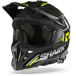 Shark Varial RS Carbon Flair Carbon Yellow Carbon DYD Offroad Helmet