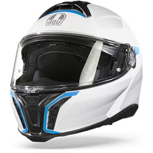 AGV Tourmodular Multi Mplk Frequency Licht Grijs Blauw Systeemhelm Maat