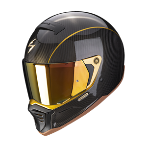 Scorpion EXO-HX1 Carbon Se Black-Gold Full Face Helmet
