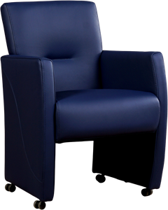 ShopX Leren eetkamerfauteuil pleasure 438, 120+ kleuren leer, in keukenstoelen