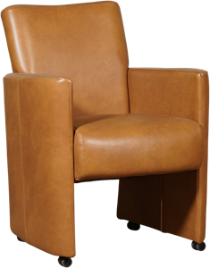 ShopX Leren eetkamerfauteuil elegant 680, 120+ kleuren leer, in keukenstoelen