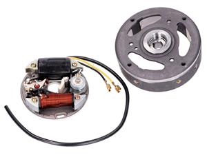 101 Octane Ontsteking Stator / roodor Compleet 6V 17W voor Puch Maxi E50
