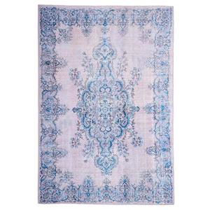 Floorita Easy-care vloerkleed Sonja - naturel/blauw - 160x230 cm