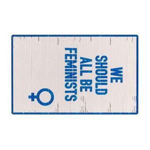 Seatzac Tarkett vloerkleed Finally Vinyl™ Feminist - blauw - 125x196 cm