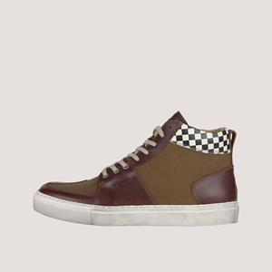 Helstons Grandprix Leather Armalith Tan Khaki Shoes
