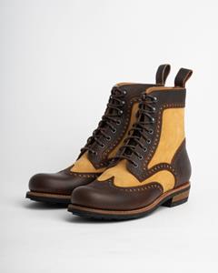 ROKKER Frisco Brogue Boot Ltd. Brown Beige