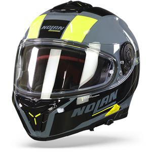 Nolan N80-8 Mandrake N-Com 48 Slate Grey Yellow Full Face Helmet
