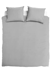 TotaalBED Dekbedovertrek Noa Light grey 240x200/220 |  Tweepersoons