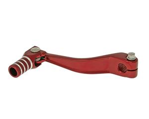 Vparts Schakelpedaal Aluminium rood voor Piaggio / Derbi Motor D50B0, EBE Off-Road, SM