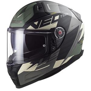 LS2 Ff811 Vector Ii Absolute M.Black Silver Full Face Helmet