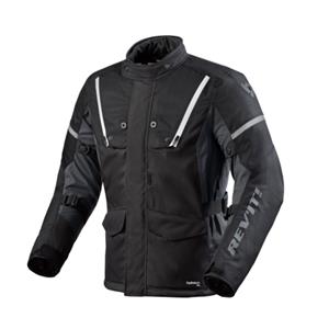 REV'IT! Horizon 3 H2O Jacket, Textiel motorjas heren, Zwart Wit