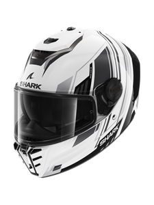 Shark Spartan RS Byhron White Black Chrom WKU Full Face Helmet