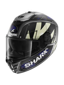 Shark Spartan RS Stingrey Mat Anthracite Anthracite Blue AAB Full Face Helmet