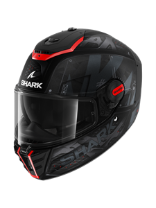 Shark Spartan RS Stingrey Mat Black Anthracite Red KAR Full Face Helmet