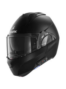 Shark Pack Evo GT N-Com B802 Blank Mat Black Mat KMA Modular Helmet