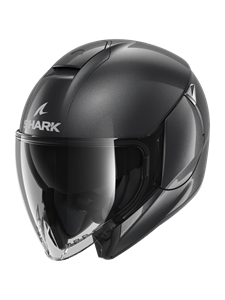 Shark Citycruiser Blank Gun Metal A05 Jet Helmet