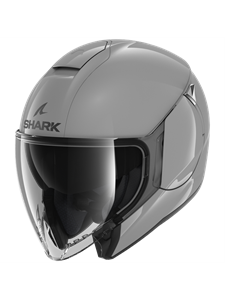 Shark Citycruiser Blank Gun Silver S05 Jet Helmet
