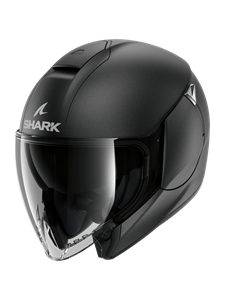 Shark Citycruiser Blank Mat Gun Metal Mat A06 Jet Helmet