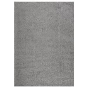 vidaXL Teppich Shaggy Hochflor Grau 140x200 cm 