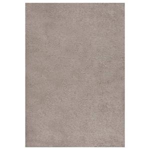 vidaXL Teppich Shaggy Hochflor Beige 160x230 cm 