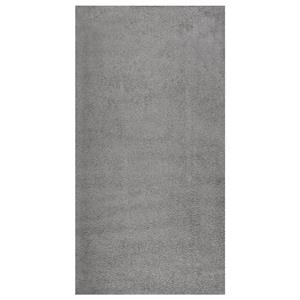 vidaXL Teppich Shaggy Hochflor Grau 80x150 cm 