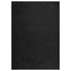 vidaXL Teppich Shaggy Hochflor Schwarz 120x170 cm 