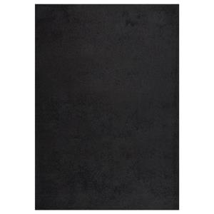 vidaXL Teppich Shaggy Hochflor Schwarz 140x200 cm 