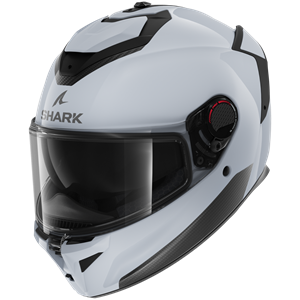 Shark Spartan GT Pro Blank Light White Glossy W03 Full Face Helmet