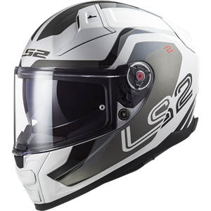 LS2 Ff811 Vector Ii Metric White Titan.Silver Full Face Helmet