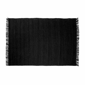 Liviza Vloerkleed visgraat zwart Carbo - 160 x 230 cm