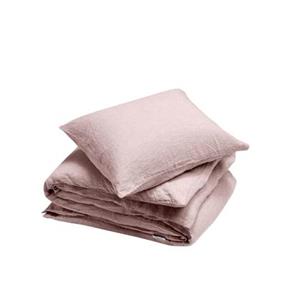 Yumeko overtrekset gewassen linnen rose chambray 140x220 + 1/60x70