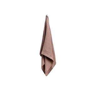 Yumeko handdoek gewassen linnen wafel blush rose 70x140 - 1 st