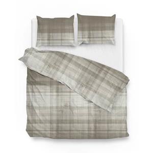 Zo! Home Dekbedovertrek Flanel Marley - rock taupe