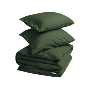 Yumeko overtrekset velvet flanel moss green 240x220 + 2/60x70