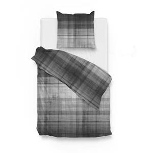 Zo! Home Dekbedovertrek Flanel Marley - ink black