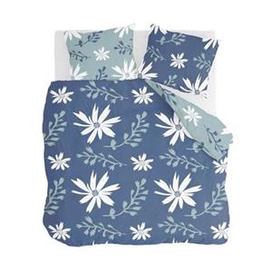 Walra Dekbedovertrek Favorite Flowers - 200x220 - Blauw / Jade