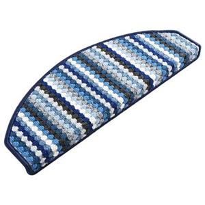 VidaXL Trapmatten zelfklevend 15 st 65x28 cm meerkleurig blauw