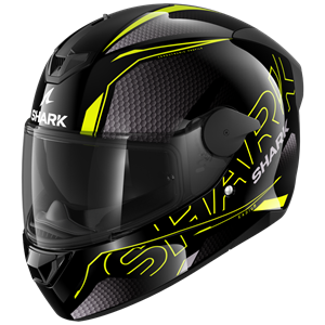 Shark D-Skwal 2 Cadium Black Yellow Black KYK Full Face Helmet