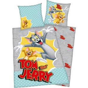 Kinderbettwäsche "Tom & Jerry", mit witzigem Tom & Jerry Motiv