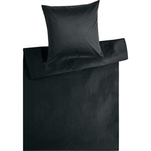 Kneer Bettwäsche "Edel-Satin Uni", (2 tlg.), in Satin Qualität, 100% Baumwolle, in 135x200 cm und 155x220 cm, Bett- und Kopfkissenbezug mit Reißverschluss, Satin mit seidigem G